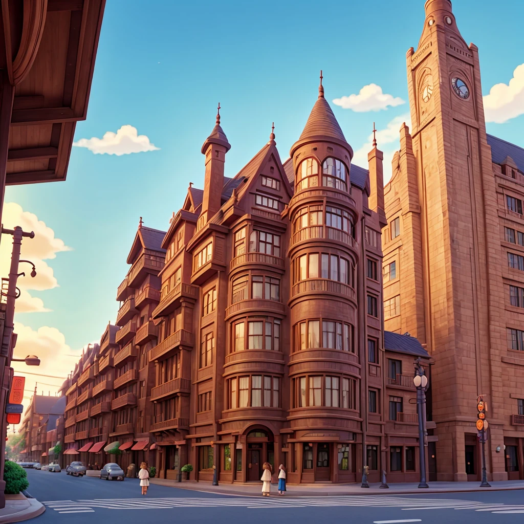Ghibli style Howl Company trip Stroll through the historic streets Number of employees: 50 A happy male employee Female Employees president