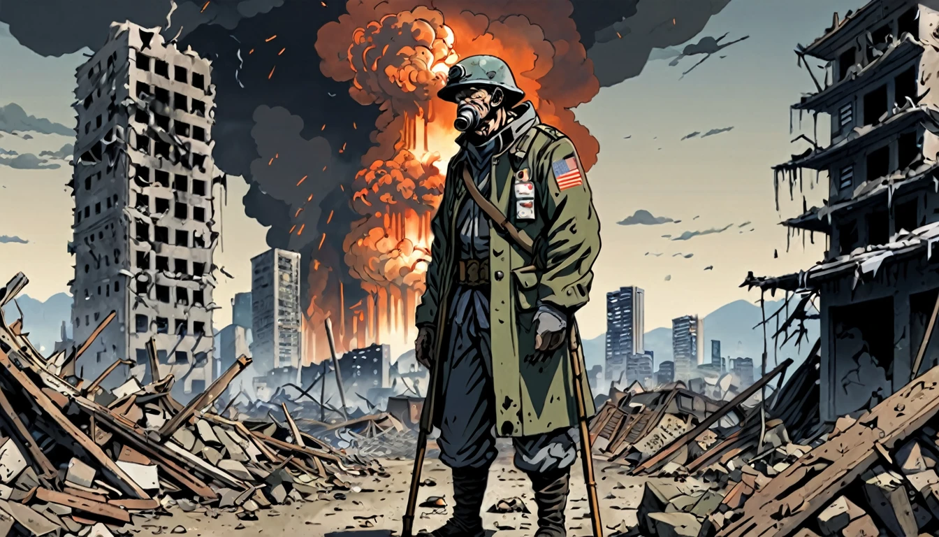 It depicts soldiers in the First Sino-Japanese War,Scattered firearms and ammunition,The brutality of war is depicted,The selfless struggle of the martyrs,abstract paintings,ultra-realistic realism,ultra - detailed,iintricate,Anselmkifer,Kandinsky,brown pubic fur,black gold,Black and red,greys,oil on the canvas,A high resolution