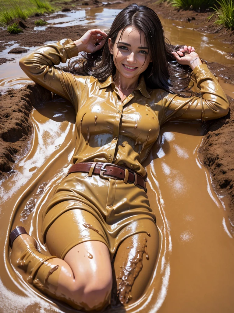 Sexy girl getting covered in piss