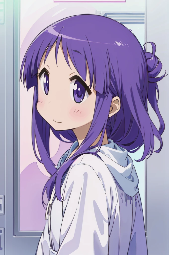 (((pixel-perfect, detail-perfect))), Alone, 1girl, Yukari Hinata, ,, looking at viewer, smile,,,(petite),