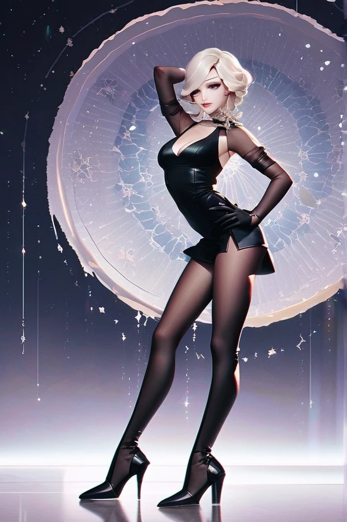 ((Лучшее качество)), ((шедевр)), (подробный), Henri Suzuki in a sexy pose in stiletto boots