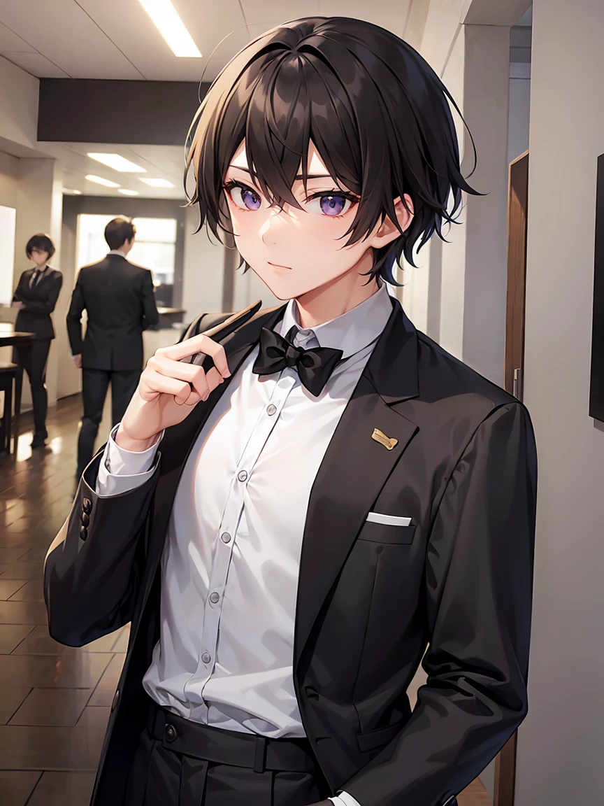 male:1.5、Black Suit