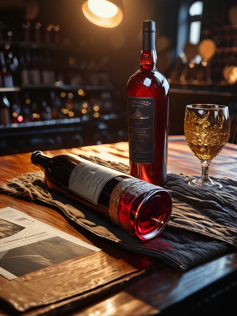 a masterpiece vintage still life, antique wine bottles, vineyards in background, detailed glassware, dramatic chiaroscuro lighting, rich moody colors, cinematic composition, photorealistic, 8k, (best quality,4k,8k,highres,masterpiece:1.2),ultra-detailed,(realistic,photorealistic,photo-realistic:1.37),HDR,UHD,studio lighting,ultra-fine painting,sharp focus,physically-based rendering,extreme detail description,professional,vivid colors,bokeh