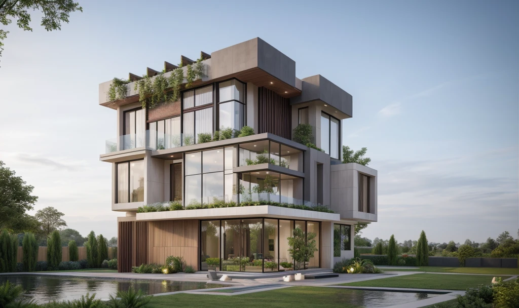 ((best quality)), ((masterpiece)), (detailed), perfect face, ((Masterpiece)), (best quality), (ultras Realistic), 8k, Raw photo, a rendering of a modern house with vietnamese roof anh brick yard , realistic garden, contemporary house, exterior design, wide establishing shot, modern house, in style of simplified realism, concept house, realistic building, front elevation view, wide angle exterior 2022, inter dimensional villa, building facing, sharp focus ilustration hq, modern style, realistic establishing shot, concept house, wide angle exterior 2022, precise architectural rendering, inter dimensional villa, award-winning render, front-view, mid-view, detailed rendering, architectural render, architecture render, modern house, architectural visualization, realistic architecture, insanely detailed rendering, exterior , trees landscape, sky wood paneled ceiling, a rendering of a modern house with a garden, precise architectural rendering, high quality rendering, award-winning render, professional render, beautiful 3 d rendering, beautiful rendering, architectural rendering, a photorealistic rendering, luxcore render, stunning render, an award winning digital render, beautiful rendered, high-quality render, architectural 3 d render, artistic render, a view of a garden with lots of flowers and plants, in a cottagecore flower garden, cottagecore flower garden, lush flowery outdoors, garden with flowers, flower garden summer morning, lots of plants and flowers, lush garden surroundings, lush chic garden, with a french garden, lush plants and flowers, home and garden, garden at home, homes and gardens, permaculture, with a garden, sustainable architecture, gardening, green house, homes and garden magazine, beautiful house on a forest path, vegetal architecture, a rendering of a modern house with a small balcony and a bancony , precise architectural rendering, modern house, contemporary house, concept house, street,