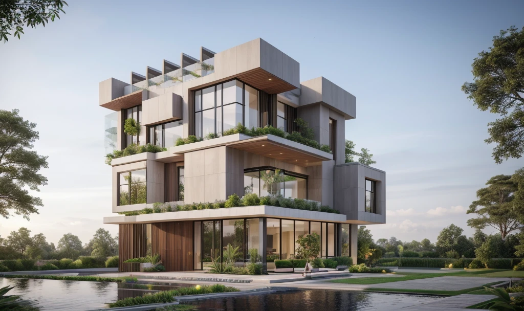 ((best quality)), ((masterpiece)), (detailed), perfect face, ((Masterpiece)), (best quality), (ultras Realistic), 8k, Raw photo, a rendering of a modern house with vietnamese roof anh brick yard , realistic garden, contemporary house, exterior design, wide establishing shot, modern house, in style of simplified realism, concept house, realistic building, front elevation view, wide angle exterior 2022, inter dimensional villa, building facing, sharp focus ilustration hq, modern style, realistic establishing shot, concept house, wide angle exterior 2022, precise architectural rendering, inter dimensional villa, award-winning render, front-view, mid-view, detailed rendering, architectural render, architecture render, modern house, architectural visualization, realistic architecture, insanely detailed rendering, exterior , trees landscape, sky wood paneled ceiling, a rendering of a modern house with a garden, precise architectural rendering, high quality rendering, award-winning render, professional render, beautiful 3 d rendering, beautiful rendering, architectural rendering, a photorealistic rendering, luxcore render, stunning render, an award winning digital render, beautiful rendered, high-quality render, architectural 3 d render, artistic render, a view of a garden with lots of flowers and plants, in a cottagecore flower garden, cottagecore flower garden, lush flowery outdoors, garden with flowers, flower garden summer morning, lots of plants and flowers, lush garden surroundings, lush chic garden, with a french garden, lush plants and flowers, home and garden, garden at home, homes and gardens, permaculture, with a garden, sustainable architecture, gardening, green house, homes and garden magazine, beautiful house on a forest path, vegetal architecture, a rendering of a modern house with a small balcony and a bancony , precise architectural rendering, modern house, contemporary house, concept house, street,