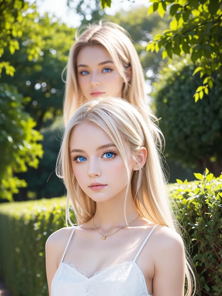 幻想的な空間に佇むbeautiful女性, White and gold tight micro dress, 98k, {{masterpiece}}, Highest quality, expensive quality:1.4), {{[[Front view}}, eye_touch,Multiple photo poses)]], Very cute face, and very pretty eyes, Cute Images, Cute Images, {{Half Body}}, {{{{{{{{Long legs}}}}}}}}, {{{{Slim and sexy body}}}}, {{{{{{背のexpensive女性}}}}}}, {{height: 177cm}}, alone, beautiful, Lovely, Adorable, Pale skin, {{18〜22 year old German woman}}, look beautiful German girl and blue eyes or green eyes with platinum blonde hair color), Scandinavian German girl, {{{{{{{{{{Half Girl}}}}}}}}}}, {{{{{{{{{{expensive_all}}}}}}}}}},Big Breasts