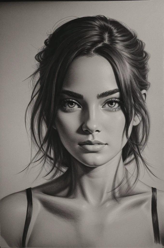 Charcoal drawing