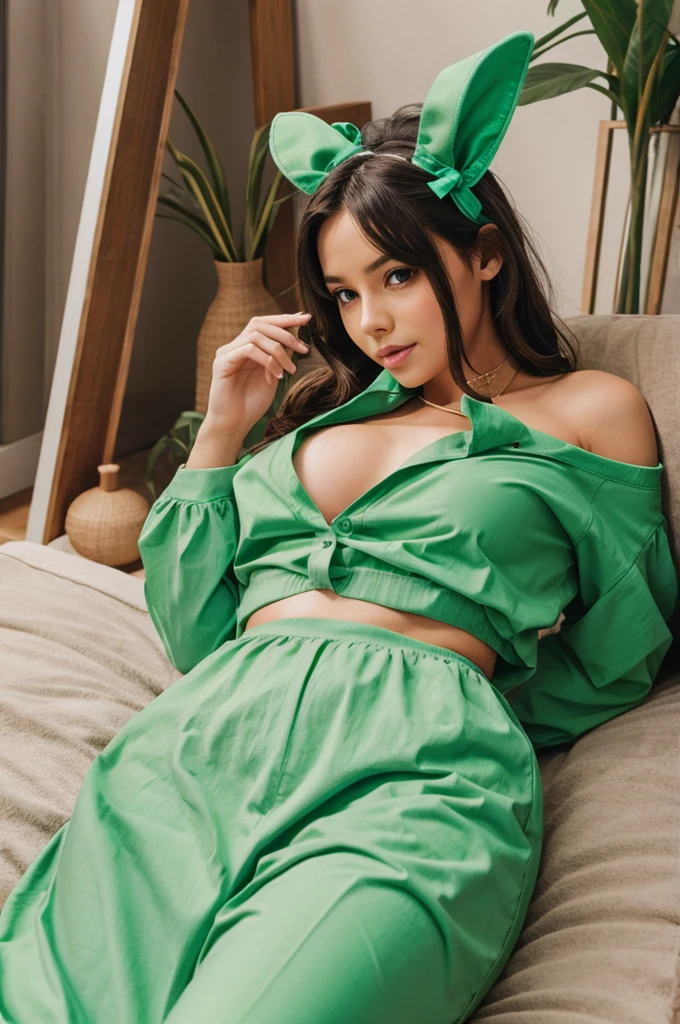 Green rabbit