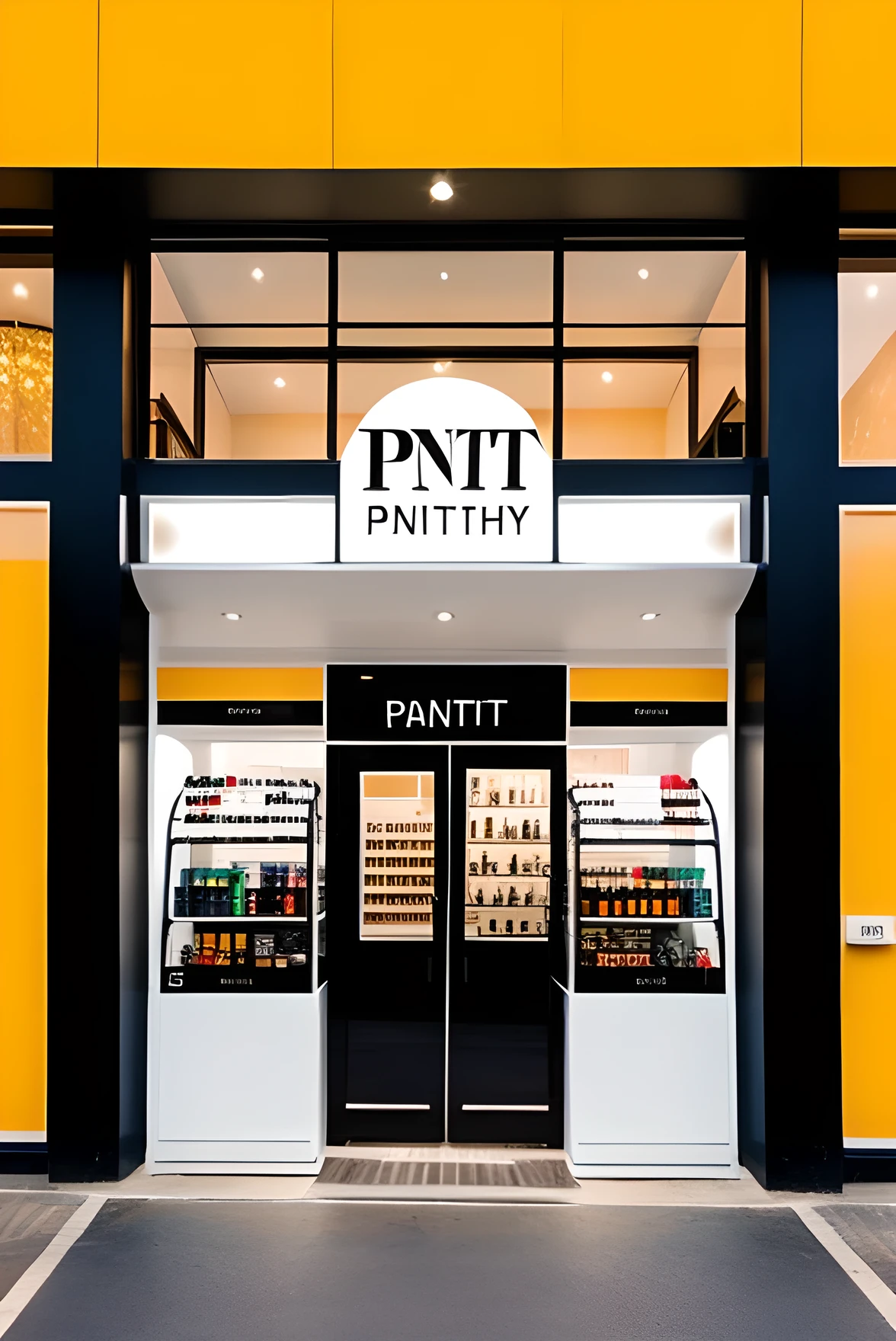 PNT  beauty and fashion shop logo