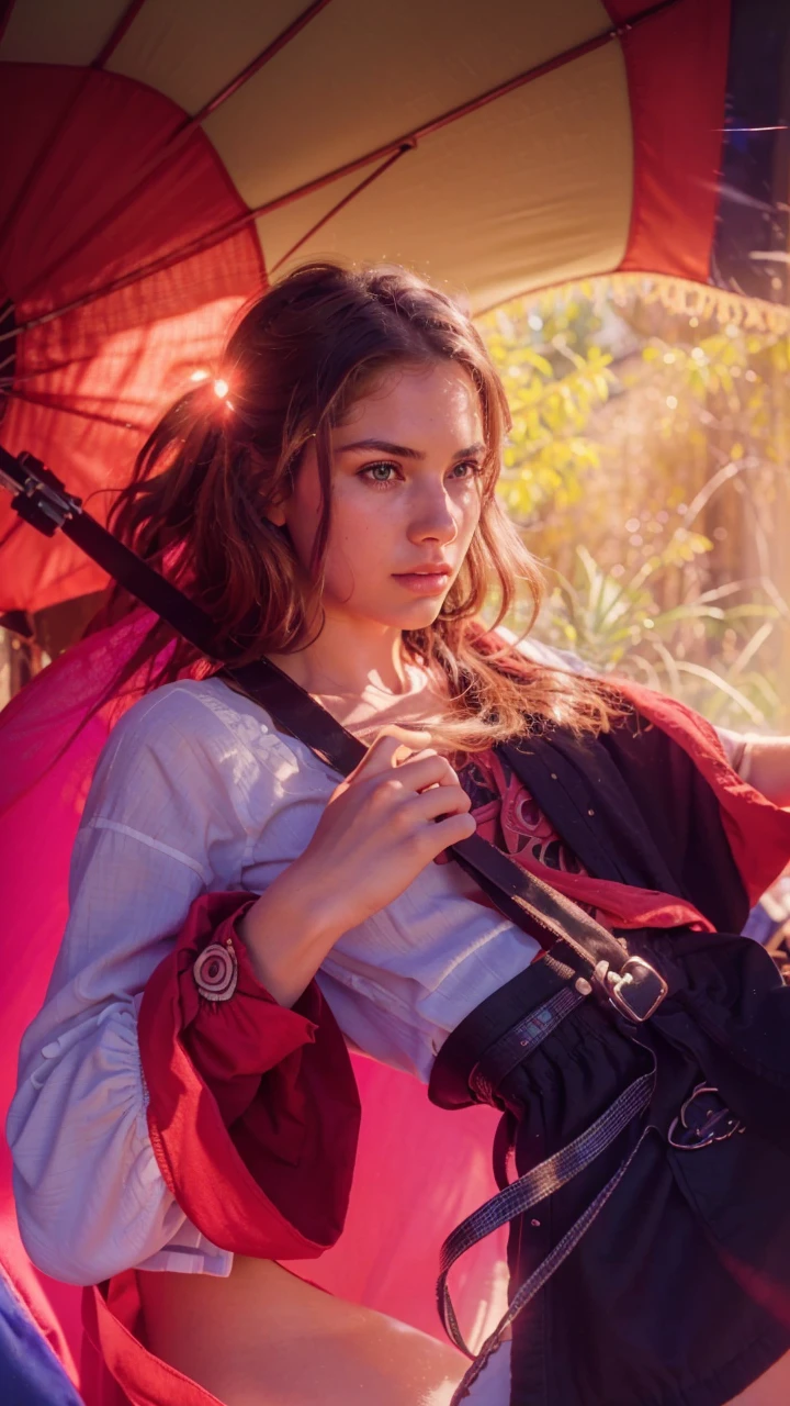 (RAW photo, 4k, masterpiece, high res, extremely intricate) (photorealistic:1.4), cinematic lighting
1girl, solo focus, summer noon, hot, 1990s \(style\),cowboy shot,indoors