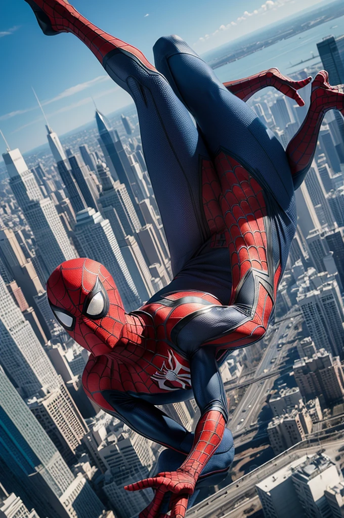 Images of Spider-Man in a High Place
