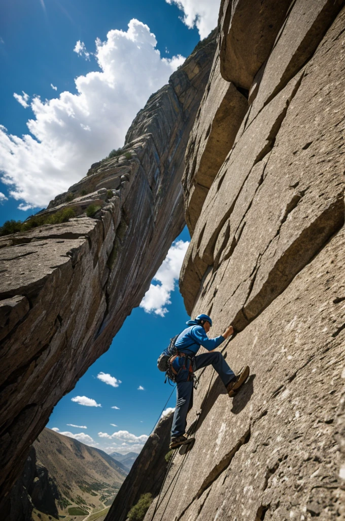 40 year old man climbing to the third heaven