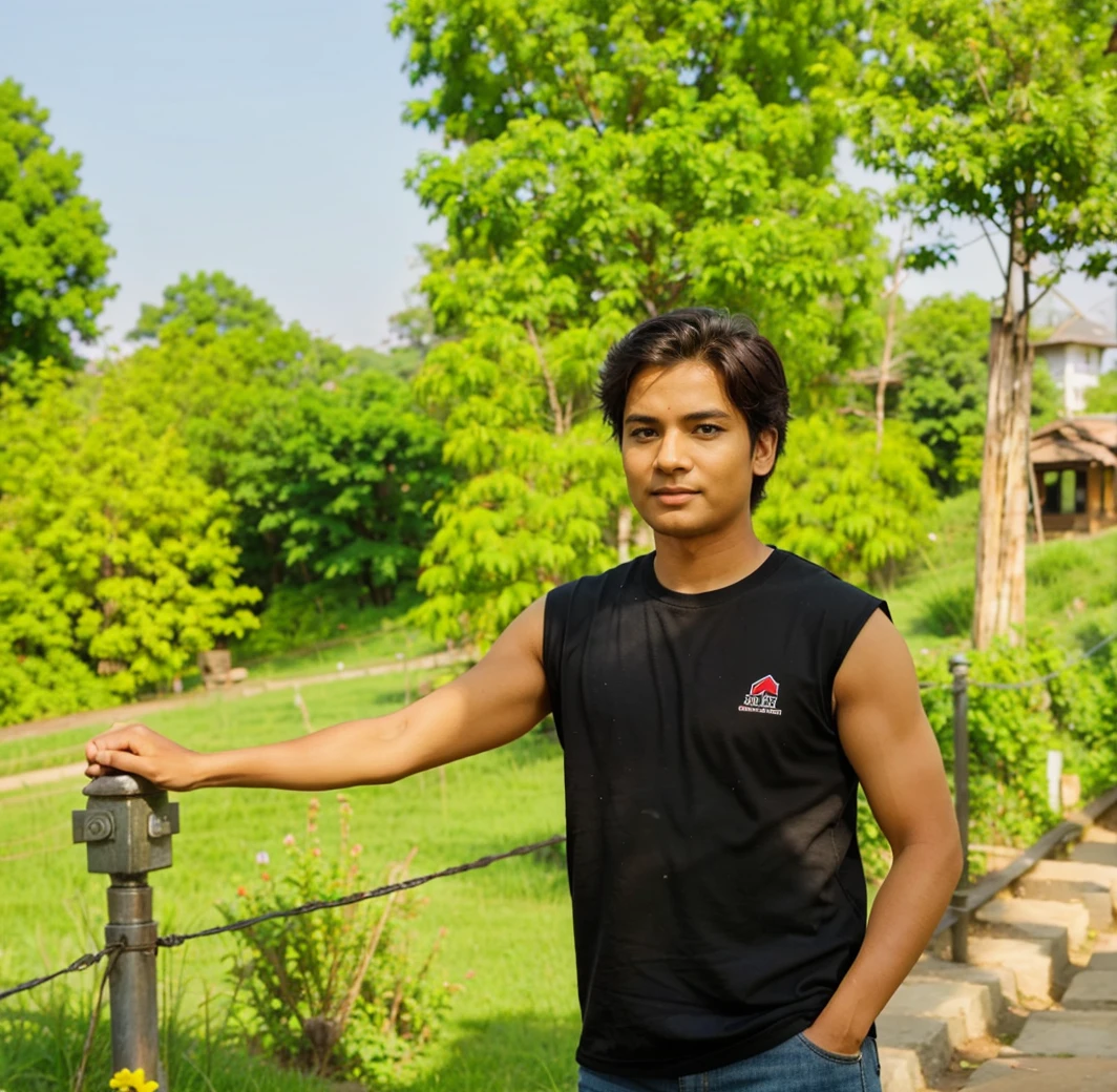 Change background into Hill station