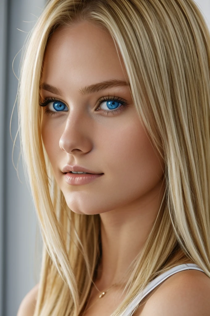 19 years old Sweden girl with blonde hair and blue eyes