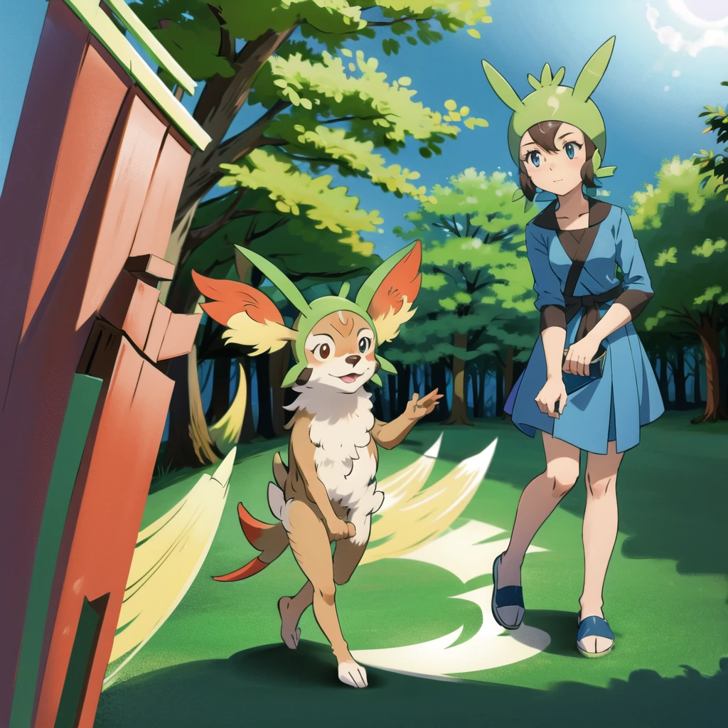 harimaron, pokemon (creature),forest, lak