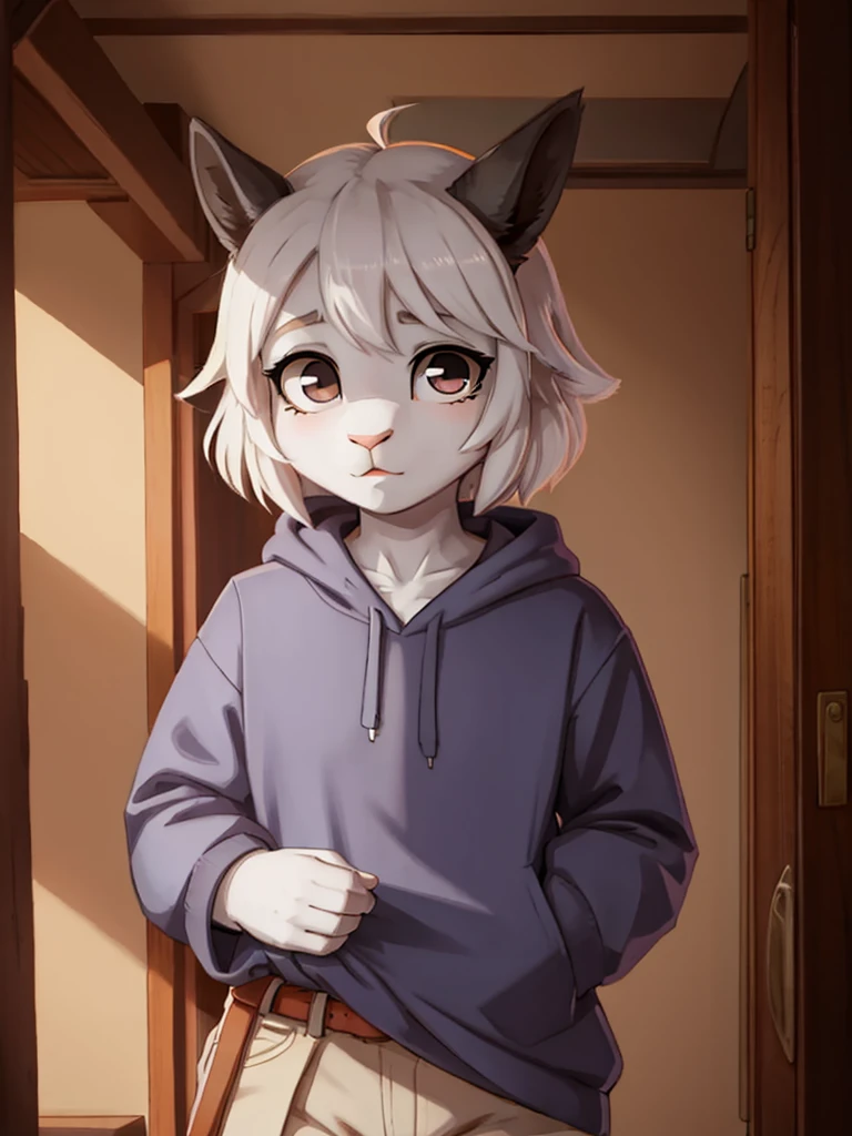anthro,Furry,feral,(Digital media \(artwork of a\):1.2),(hi,It's nothing,absurd res:1.2),Perfect anatomy,Anatomically correct,Detailed,Detailed face,Detailed eyes,(Realistic fur,Detailed fur:1.25),Detailed background,amazing background.
author:hanuvo,author:Vanmosu_Marimo,author:Sumi Kuroi,author:Yupa,(by Dagasi:1.2),cat,White fur,Red eyes,It's getting dark,It's late at night,
Children should be obedient,Be sure to go home when it's dark,
It's dangerous outside at night,Beware of encountering,
I am the happy night wanderer,Wander around this town,
People with feelings of guilt,Remember to close the door,
Walk in the middle of the night and don't look back,He's right behind you,
If you are woken up in the middle of the night,Don't turn on the lights,Please turn on the lights,
Punish filthy souls,Reward kind people,
Follow me to find happiness,Remember to bring the kids,
The night has dispersed,It's dawn,Goodbye everyone,
The world sank into darkness,Now is my time,
All those who can't sleep,Come with me to,
If you haven't slept yet,Don't let him find out,
Happy tonight is contagious,Look at my face,Can't look, Desolate town How happy,And one more person,That's me