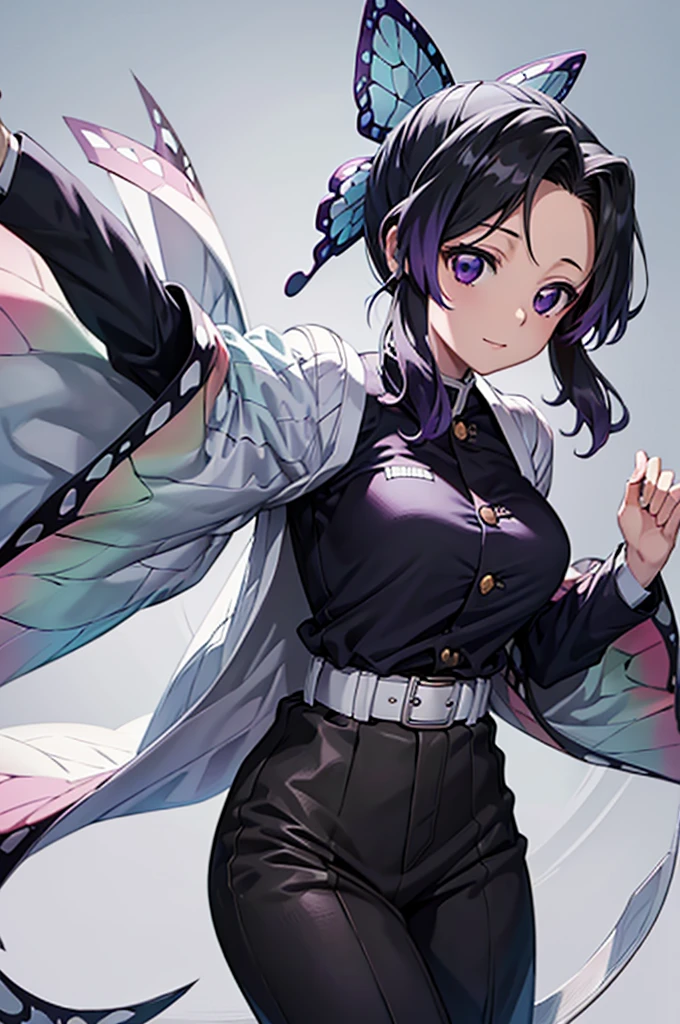 ((触手に襲われるPhalaenopsis Shinobu. tentacle from the front)). Wisteria flower background、((masterpiece、Phalaenopsis Shinobu))、Team uniforms、Haori、clasp your sword、slender body shape、thin waist、small ass、thin legs、Hairless、shaved pussy、open the thighs、is wet、Silhouette of erect nipples、The poured sperm flows out、Sperm splashes all over the body、desperate look、Peeing、Squirting