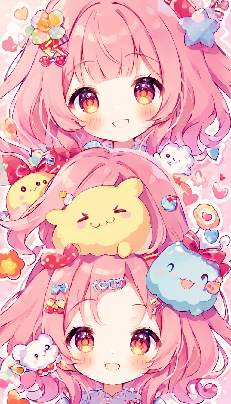 Double teeth，cute，girl，，smile，