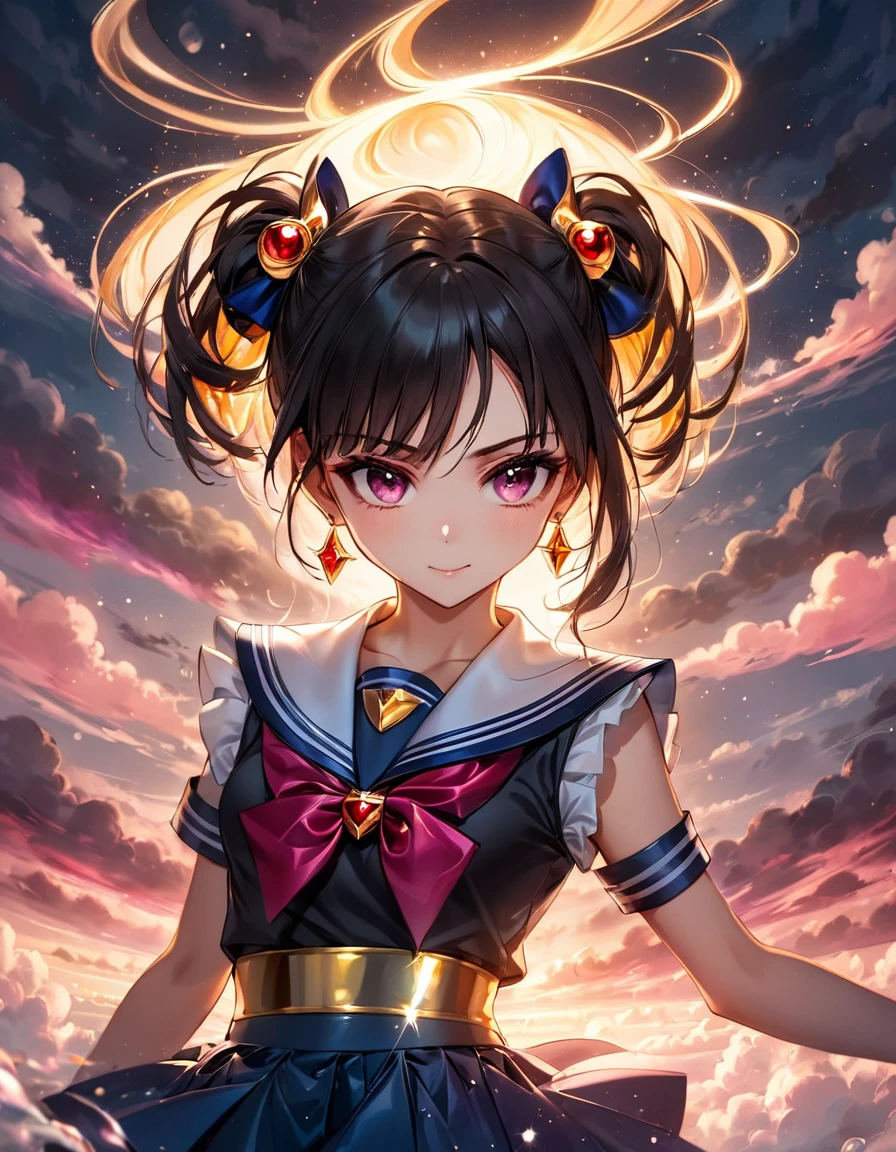 by Sady Sadness 💚 8k, fine art, gloomy, dark fantasy. bright, beautiful, vegeta + sailor moon sios duros e empinados cintura sexy roupas rasgadas all rdledsplashes,Glittering, sweet and enchanting, soft red gold diamond darker Clouds, delicate, edge lighting, lights, extreme, magic, surreal, fantasy