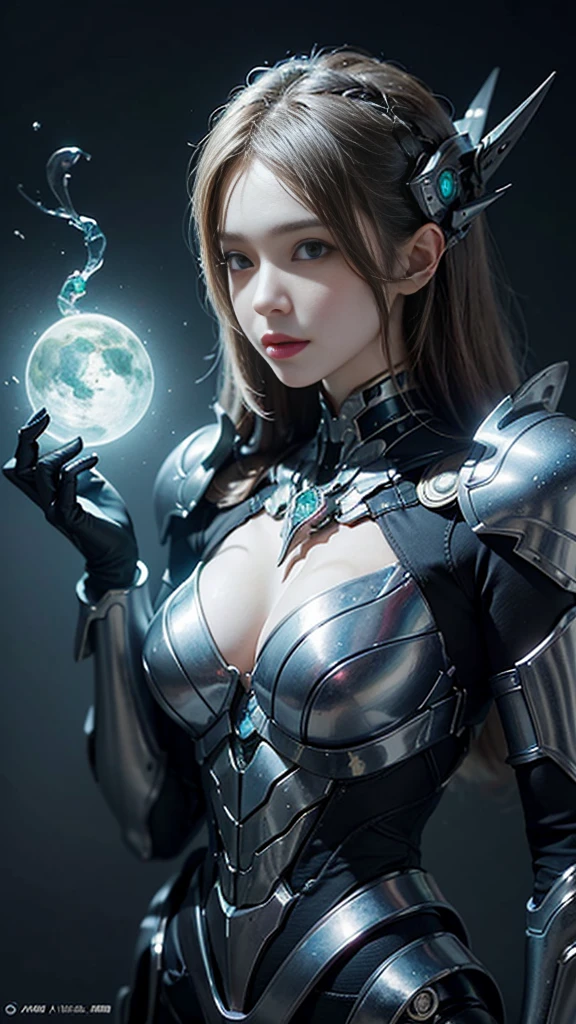 organic cyborg, White plastic, Diffuse lighting, Fantasy, Complex, elegant, Very detailed, Art by Yoshitaka Amano