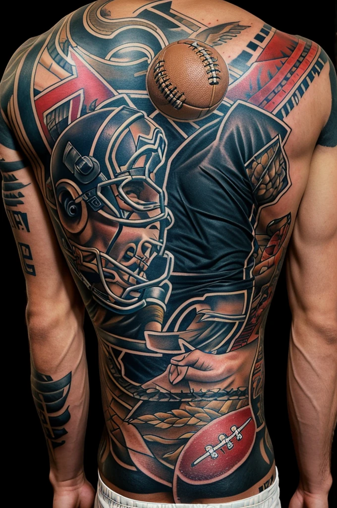 Tattoos about football