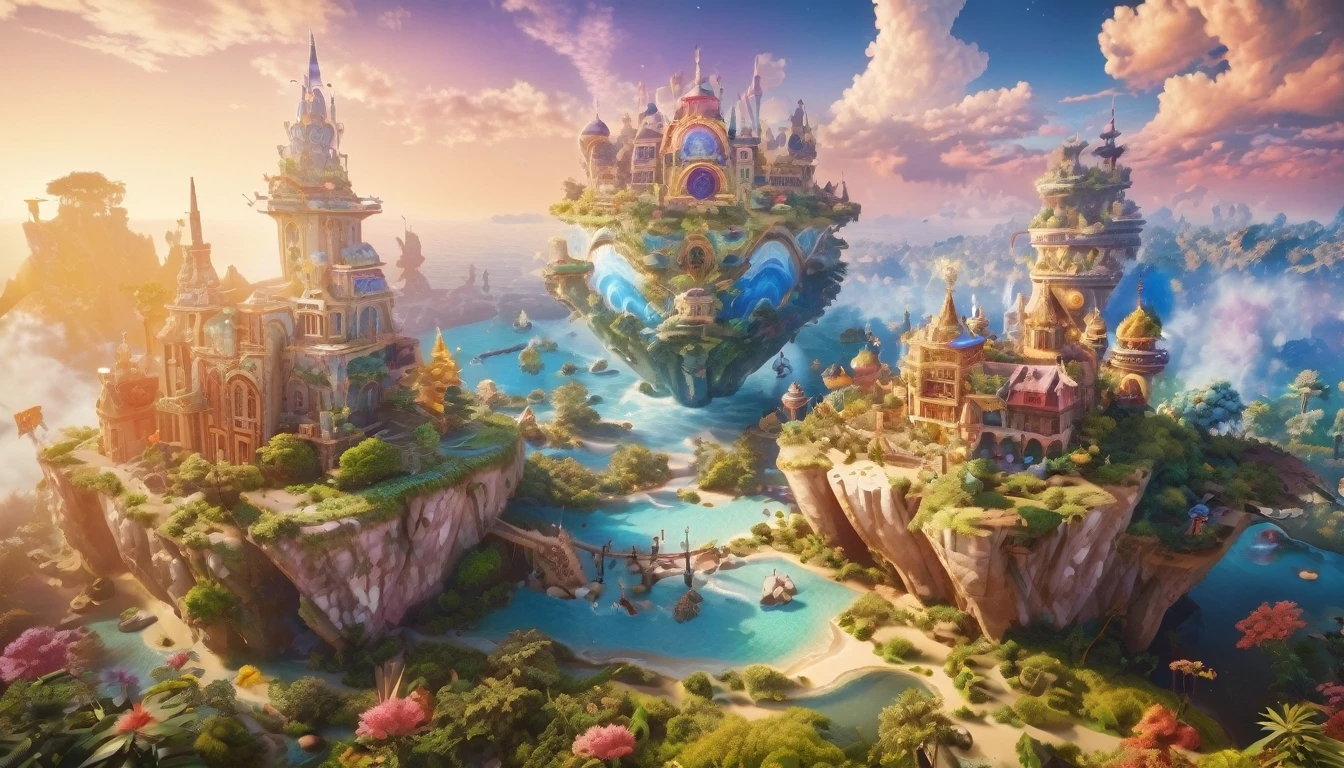 (extremely detailed CG unity 8k wallpaper), Miniatures, the paradise of magic Marshmallow, Tilt-Shift Photography, perfect master artwork, insane details, intricate details, hyperdetailed, dramatic, vibrant, dazzling, bright, radiant, shining