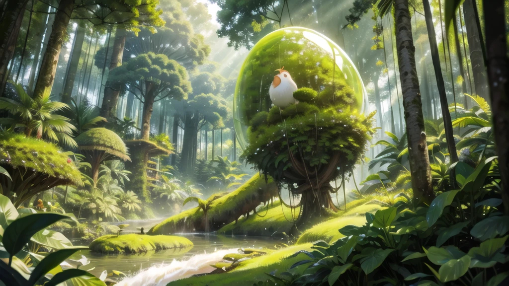 amezon forrest rainforest, giant egg