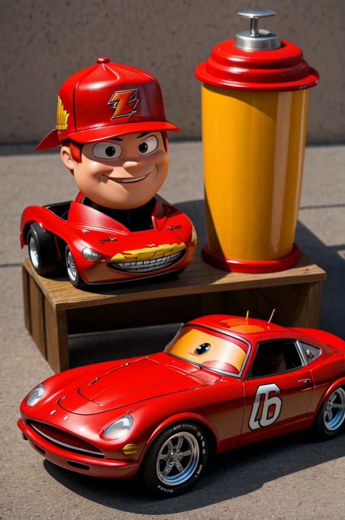lightning mcqueen with northern hat