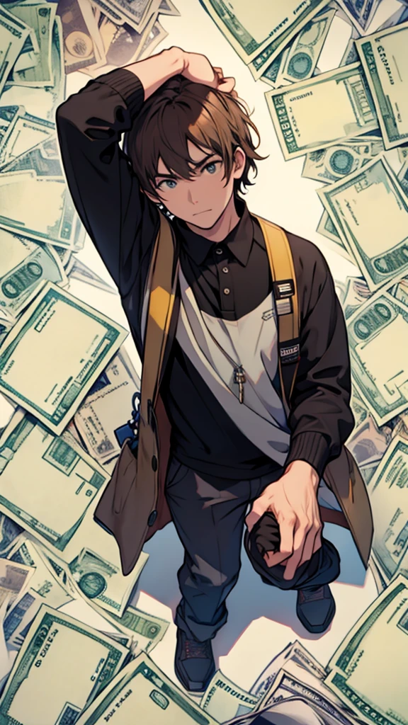 a hand holding a $30 money