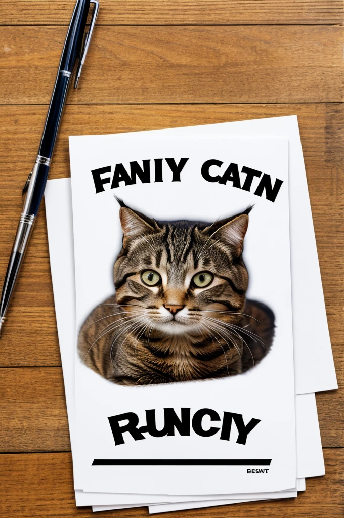 Logo funny cat