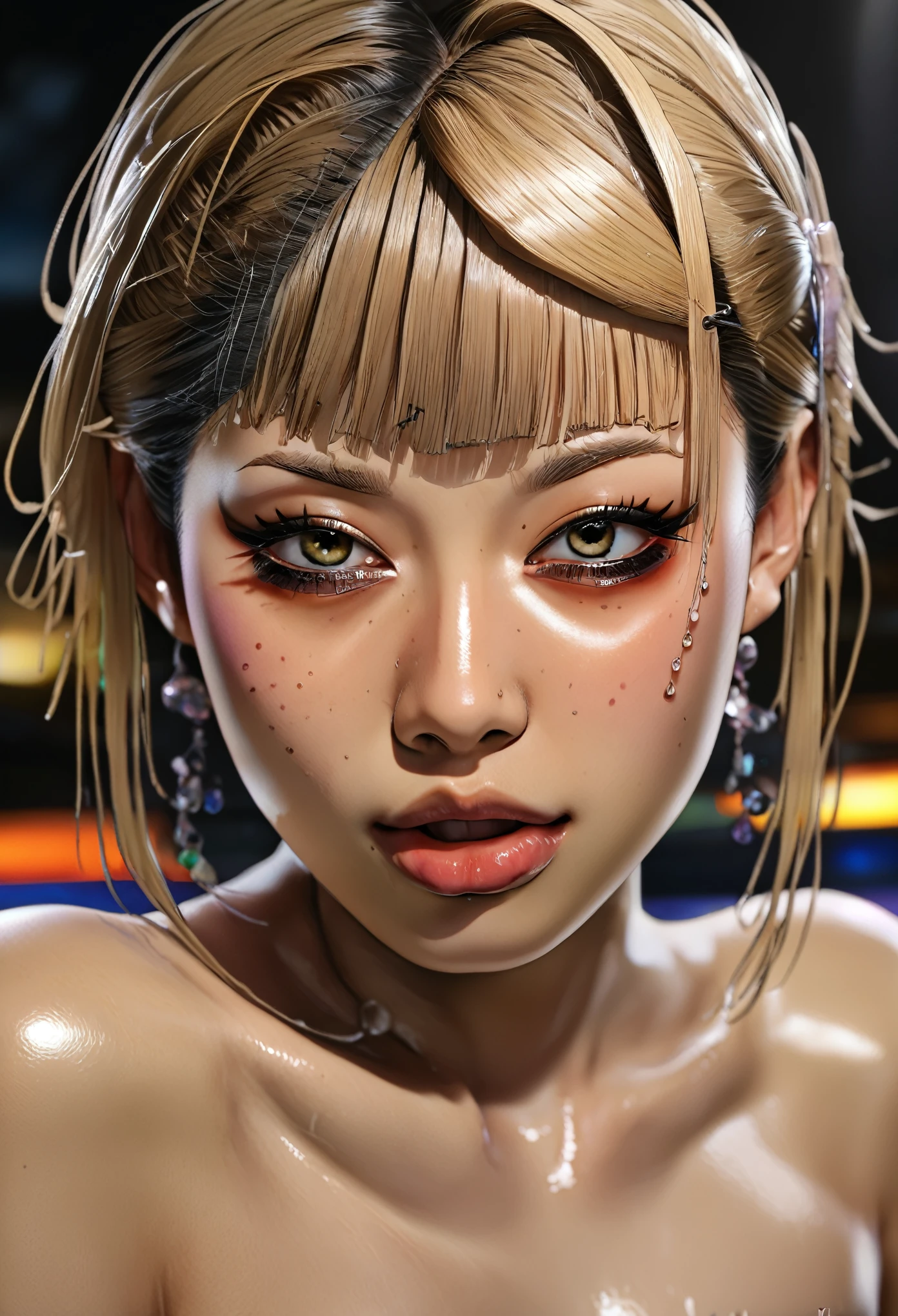 a young woman with beautiful detailed eyes, beautiful detailed lips, extremely detailed face and long eyelashes, Himiko toga, naked, being fucked, masterpiece, photorealistic, 8K, ultra-detailed, vibrant colors, dramatic lighting, highly detailed, cinematic composition, erotic, sensual, anatomically correct, hentai