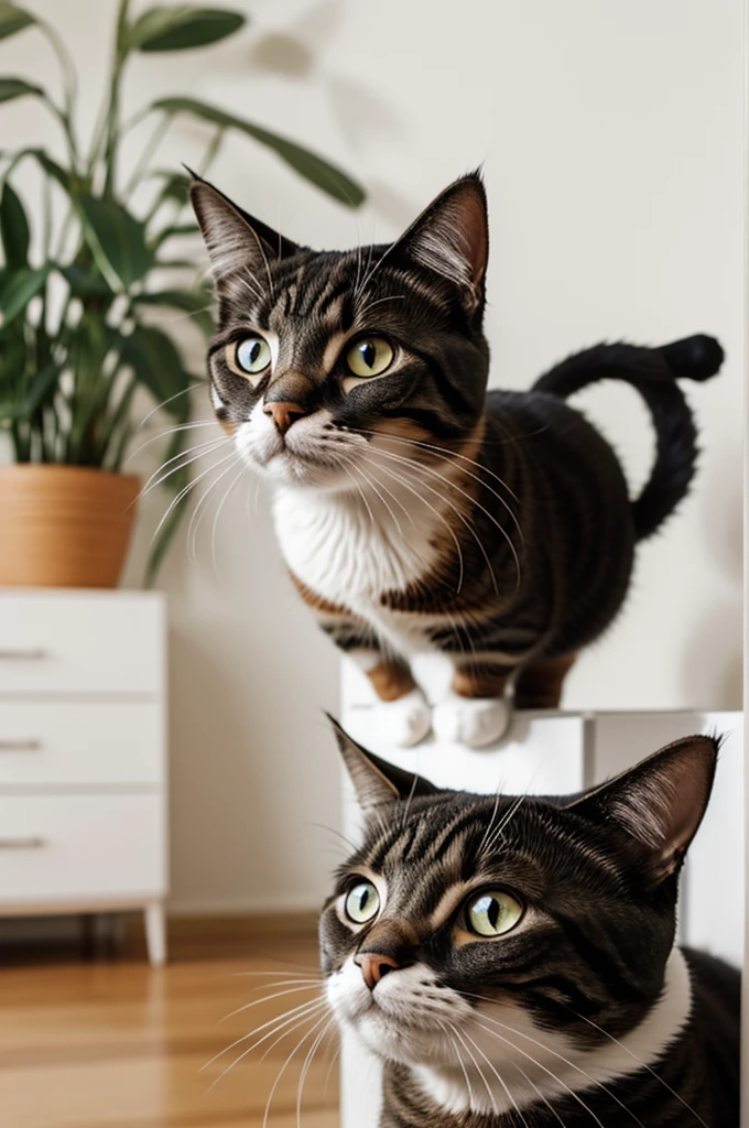 Funny cat logo