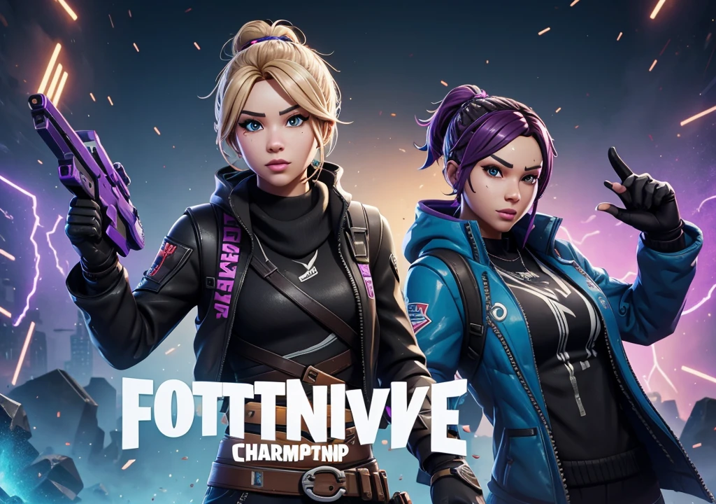 Create an attractive cover for fortnite 8k championship