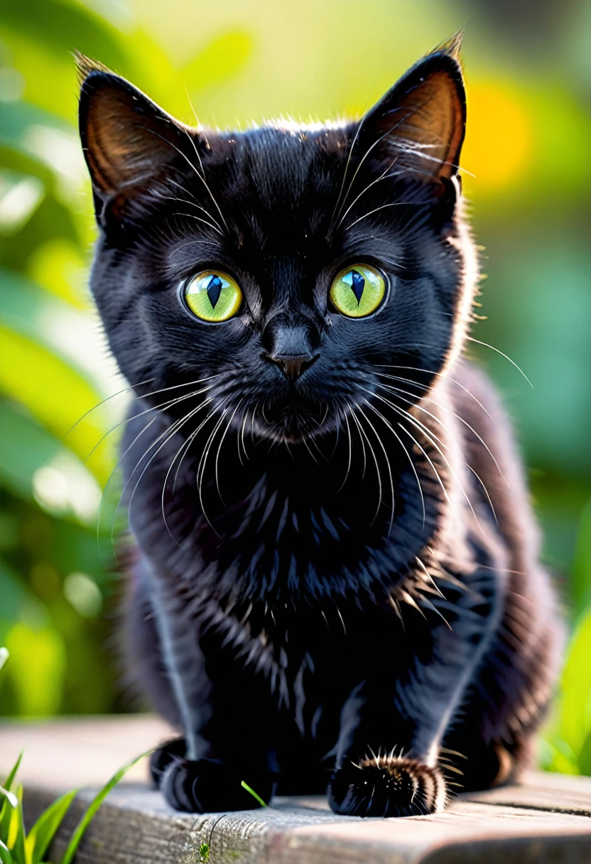 8k,high quality,cat, black cat,cute, 