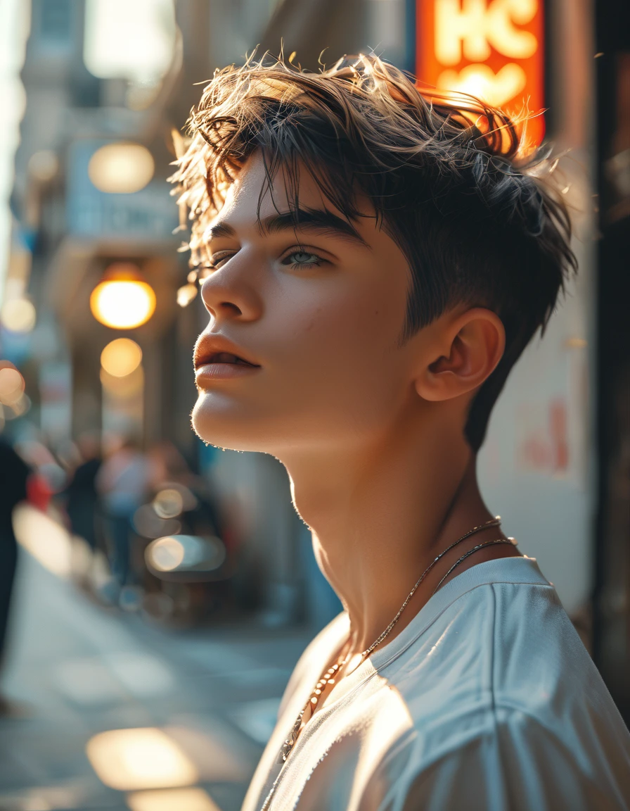 score_9, score_8_up, score_7_up, handsome tomboy , hiphop ,dark street