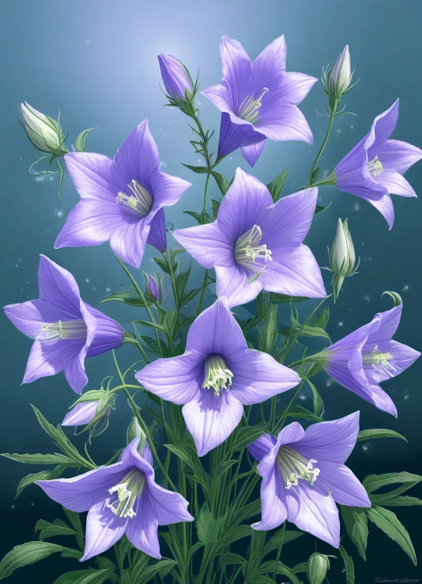 Bellflower,An illustration,