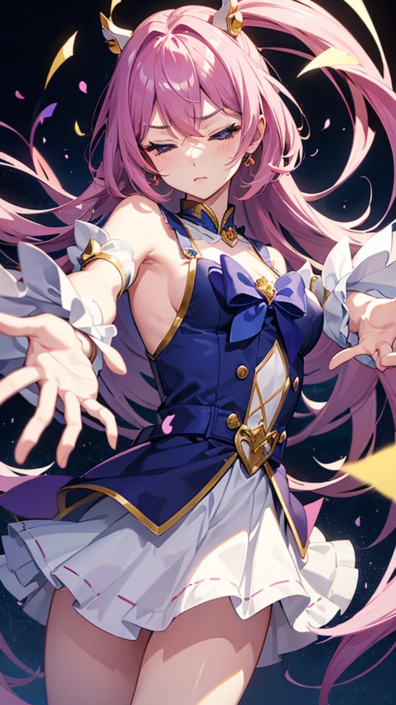 32K，超High resolution，超Highest quality，masterpiece，Hyperrealistic，〜20-year-old female，Full body photo，Full body angle，Whole Body Ezbian，Surreal，Very detailed:1.3，Ultra-realistic:3.0，masterpiece,Detailed eyes,Detailed skin,Detailed face,Shiny skin,Detailed Hair,White skin,Perfect lighting,Glossy Lips,wallpaper,京都animeーション, animeカラーリング  ，Produced by Sunrise，BANDAI NAMCO，Klein Lake,Gundam SEED，In 2011〜2024 Era \(style\),Lacus Clyne，masterpiece, Highest quality, High resolution, anime, Lacus 1, One person, alone, Pink Hair, Straight hair, hair ornaments, White sleeves, blue eyes, White Dress, Purple Skirt, Yukata，Long skirt that shows skin,Dress，Swimsuit，Yukata， Very long hair, Bare shoulders, Large Breasts, smile, Gundam SEED, In the water lake,retro artstyle,Starry Skyの下，The fireworks are blooming，Great quality, Unbelievably absurd, Very detailed, 2.5D, delicate and dynamic, church, Brightly colored stained glass, Small faint lights and flying fireflies, night, Starry Sky, milky way, nebula, shooting star, Flowers, bird, Wind and Moon, Very delicate facial expressions, Delicate eye depiction, Upper body close-up, erotic, Only sexy women, Healthy body shape, bride, Large, firm, swaying bust, Colorful Tiaras, Long wedding dress with complex structure, Colorful long wedding dresses, See-through long ruffle wedding dress, Extra long cape from head
