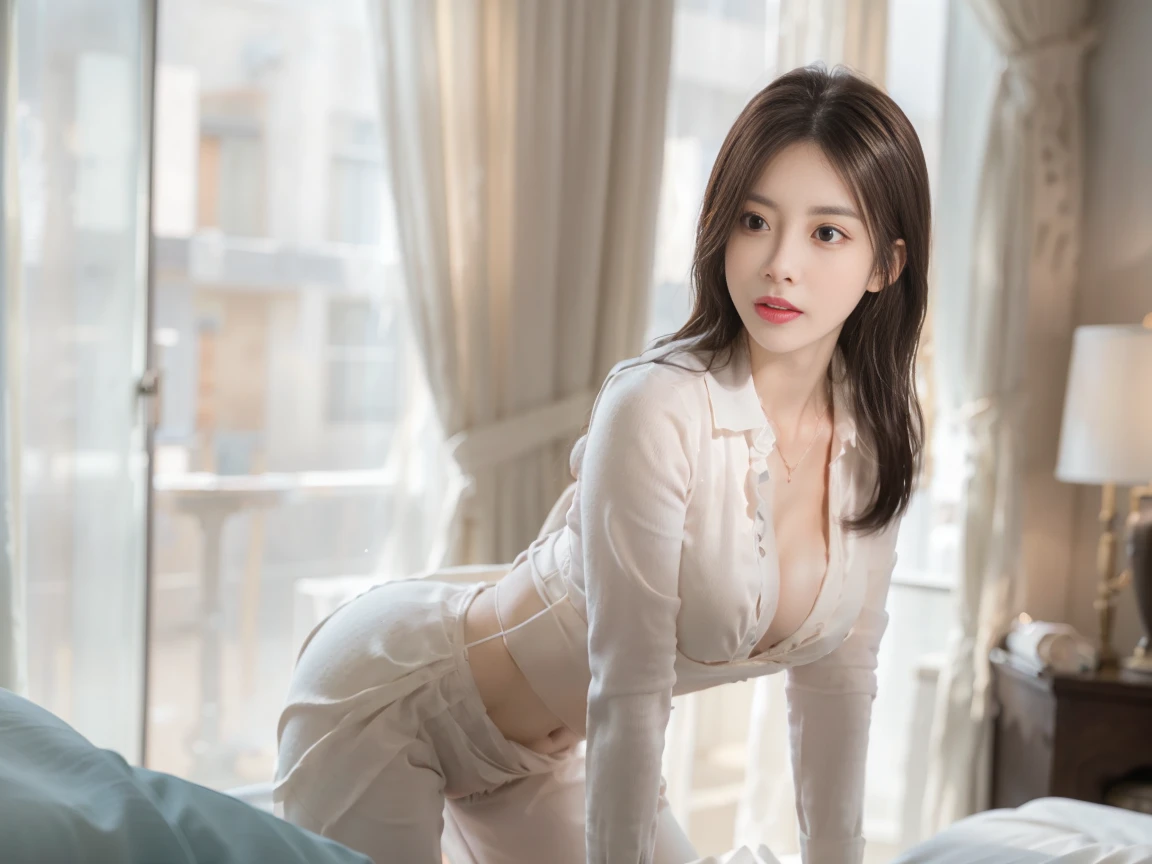Detailed , open shirt show, luxury office manager,Sex between a 55-year-old virgin man and a beautiful very slut girl,Fairytale Girl、whole body、good style、、、、formal jacket、、long black hair,((Realistic lighting, Best quality, 8K, Masterpiece: 1.3)), Clear focus: 1.2, 1very seize a manslut girl, Perfect body beauty: 1.4, Slim abs: 1.1, ((dark brown hair,bust 86, waist 53,hip 88: 1.3)(super slender body),(she is very slender body)(all nude)(beautiful fair skin) (She is a soapland regent top ranker)(all nude: 1.4),(Sex that blames a man)the woman drives him to climax.rub your chest, man releases sperm into woman's vagina,sexy shot looking at camera、Realistic chest with high proportions、Realistic medium breasts、thin abs、highly detailed skin,She rides on top of the guy and grinds her hips hard,Like feeling ecstasy,She got naked ((While licking a man's ear)),(1 male、1 female,having how in pussy sex)),upright straddling,supright straddling),how ,woman on top,bed, garter belt,, Shangri-La Hotel, Double bed, crawl on all fours, whole body,she, inserted it into my wet pussy.A man was forced to how inside a girl's She exposed h, in Creampie cowgirl positionobra maestra, alto detalle, an aviation flight attendant, tiene el rostro de AMBER HEARD, (uhd, fondo de pantalla 8k, high resolution), cinematic lighting, physically based rendering, premiado, piel extremadamente detallada, cara extra detallada, Ojos de alto detalle, cuerpo completo con las piernas cruzadas, She wears a light blue dress uniform with a gray belt and a blue scarf., atras de ella esta un avion Embraer 190, Carl Zeiss 85 mm F/1.4,, holds the man's genitals in her vagina with her left hand, inserts them into her vagina, and has sex in cowgirl position.