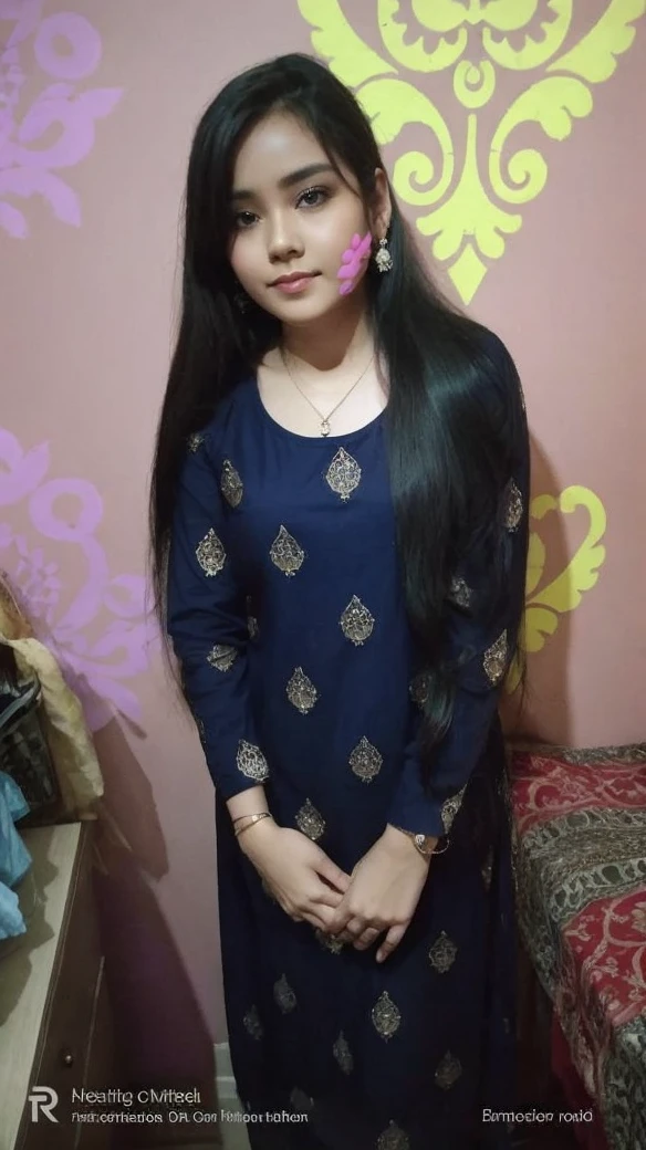 Make her body chubby, giant and dont change her face keep it original