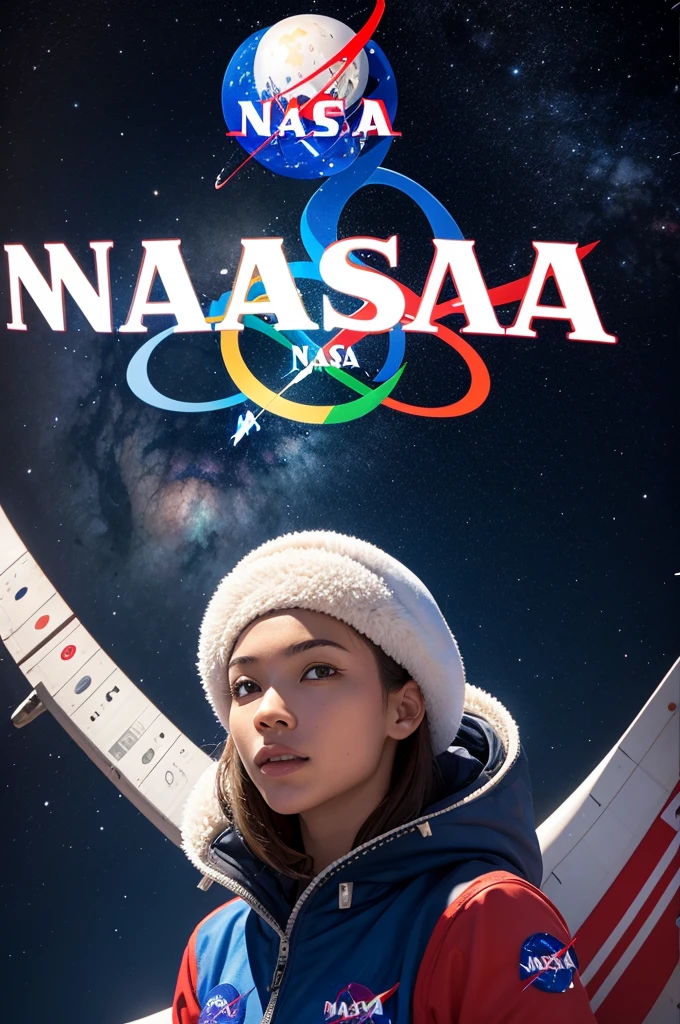 NASA logo with the Olympics theme