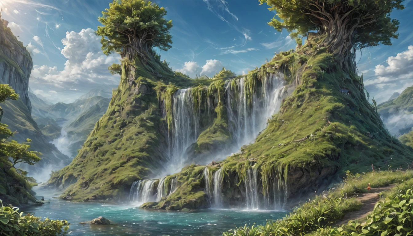 The face remains unchanged, Action modified, Meditation is cultivated, Fairy spirit floating, Runes, The sea is sitting