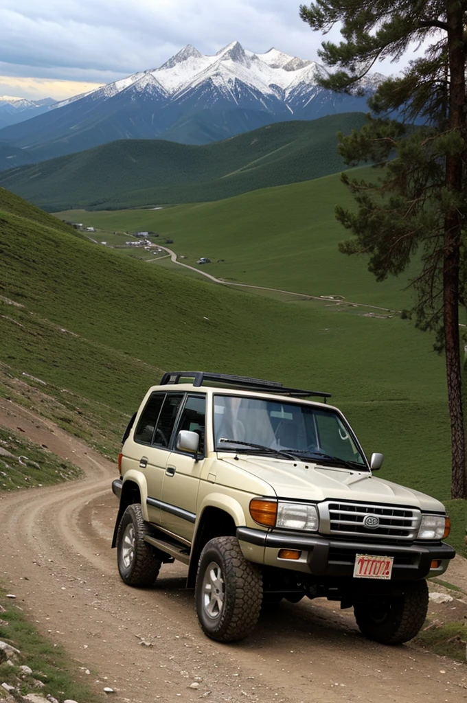 1997 land cruiser pardo in mountain