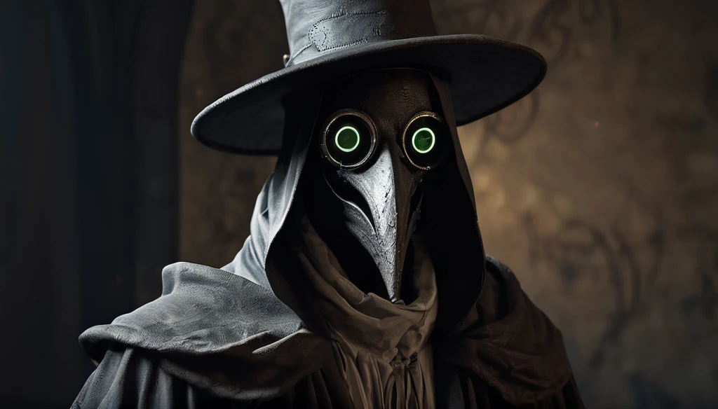 Plague Doctor, with lamparina on hand, Al Silmons is Plague doctor drawn by Todd McFarlane and Greg Capullo, Spawn comics, unreal engine, octane render, by Jacob Lawrence and Francis picabia, perfect composition, beautiful detailed intricate insanely detailed octane render trending on artstation, 8 k artistic photography, photorealistic concept art, soft natural volumetric cinematic perfect light, chiaroscuro, award - winning photograph, masterpiece, oil on canvas, raphael, caravaggio, greg rutkowski, beeple, beksinski, giger