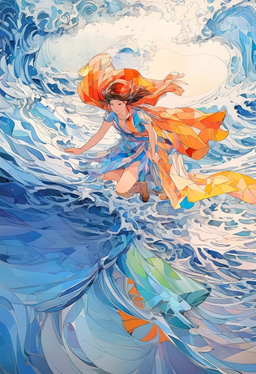 One girl