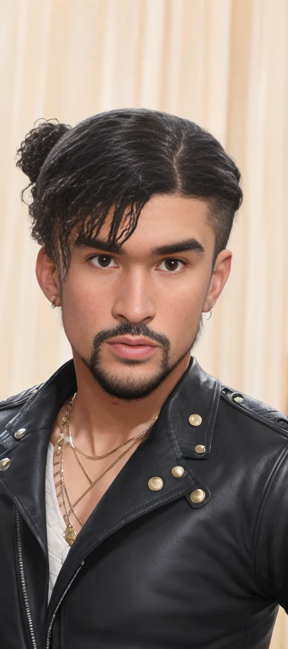 a man with a beard and a leather jacket, Singer in the voice program, Jayson Tatum as Heroic Guerrilla, as a character in Tekken, Jayson Tatum as Che Guevara, inspired by Volkan Baga, Jan Director, taken in the early 2020s, Riyahd Cassiem, Cosmo Kramer as Doctor.. weird