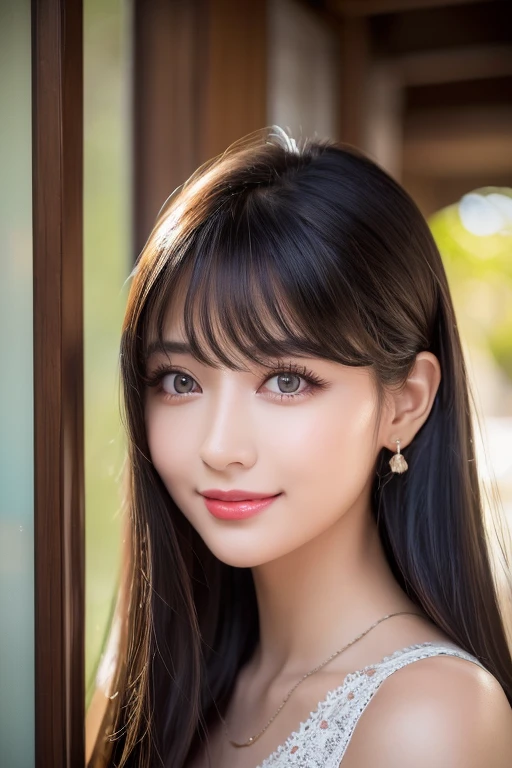 (((True Beauty))),  Black Hair、folder、Round eyes、False eyelashes、Straight hair, Wavy Hair、correct、Deep Red Lipstick、Striped Hair、Brown Hair、Blue Hair、(Gradient Hair)、Asymmetrical Hair、Hair behind the ear、Crossed bangs、Long Hair、((お尻までLong Hair))、Long Hair、Smooth, Silky Hair、Hair up on one side、とんでもなくLong Hair、Light brown eyes、Ring Eye、Round eyes、Wicked Smile、A light smile、Cast a Shadow、(Extraordinary presence)、Atmospheric perspective、Backlight、Exposure、Lens flare、、最high quality、超High resolution、超High resolution、Very realistic, masterpiece、correct、Textured skin、high quality、最high quality、Awards、32k, 髪のfolder、Crafty、B Cup 、bold、（A light smile）、Embarrassed laugh、Redness in the ears、correct、Shine、360° View、Very detailed、超High resolution、解剖学的にcorrect、masterpiece、Accentuate your breasts、High resolution、High detail、Long eyelashes、A slight blush、Compensate,I&#39;I don't want to wear clothes、 (((Full Body Shot)))、（((Roll up your hair))）、Seductive pose、Shooting from a distance、Different angles of view、Waist height 、Hair blowing in the wind、（Navel exposed 1.3），Skin-colored transparent forceps，（(Black transparent pantyhose 1.5)），(Straighten your legs)， jewelry, Night view, 立つ up straight, Big earrings，Soft Light，Top Glitter
