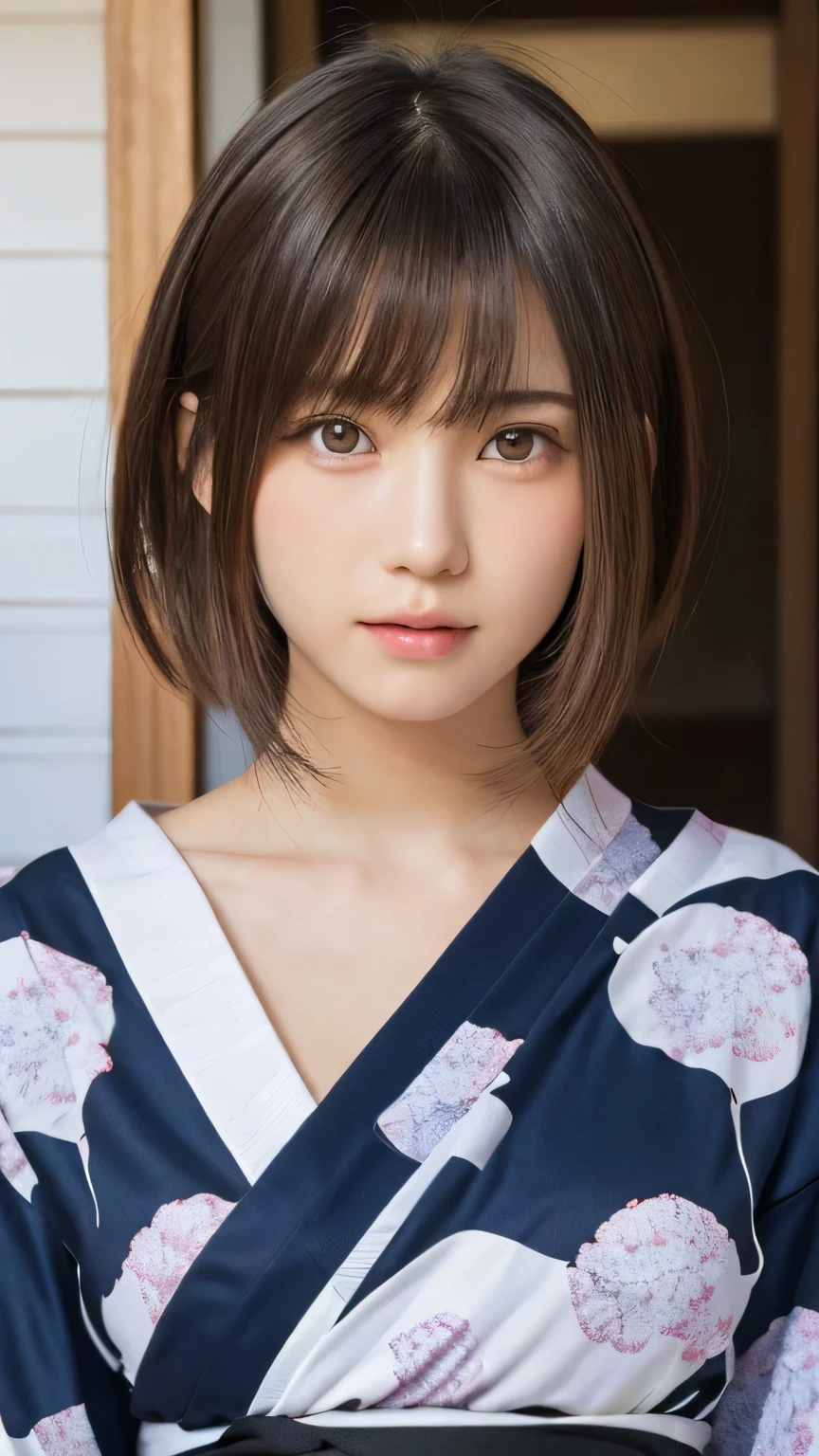 One Girl, (Beautiful girl, Delicate:1.3), (:1.3),
break, (yukata:1.3),
break, (Tanabata background:1.3),
break, Very beautiful eyes, (Symmetrical eyes:1.3),
break, (Small breasts:0.5), Brown eyes, Parted bangs, Brown Hair,
break, (Eye and facial details:1.0),
break, (masterpiece, Highest quality, Super detailed, Detailed face, 8k),Large Breasts,