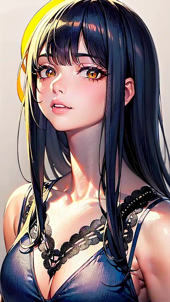 a beautiful anime girl, beautiful detailed eyes, beautiful detailed lips, extremely detailed face and portrait, long eyelashes, intricate hairstyle, soft lighting, detailed background, muted color palette, digital painting, highly detailed, 8k, masterpiece