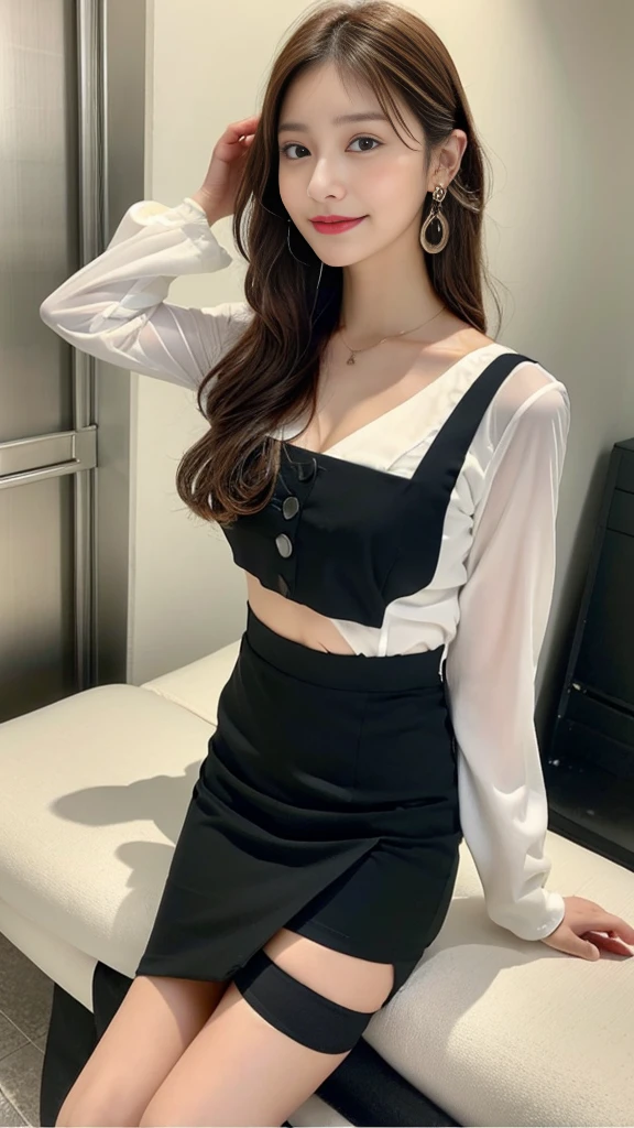 ((Golden white hair)),((Straight bangs、Princess bangs)),((Very heavy、Very voluminous bangs:1.1)),((Very long、Very heavy、Very voluminous side locks:1. 1))、Hime cut、Straight bangsヘアスタイル、Long Hair、The bangs are cut straight、(masterpiece、Highest quality:1. 5), (Ultra-fine 8K CG:1.4), (Hyperrealistic:1.25), (Photorealistic:1.25), (Real:1.4), COWBOY SHOT, (View from above:1.35), (from the front:1.4), (smile:1.3)、。
1 Japan Beautiful Girl、19 years old、Supermodel、Japanese Idols、(smile)、(Medium sized chest)、Sweat Muscles、(Off-the-shoulder semi-transparent white maid outfit:1.4)、COWBOY SHOT
(Black and white monotone maid outfit 1.1), (Lying in bed 1.4), (Lying on your back 1.1), (Put your head on the pillow 1.1), (Full Body Shot), ((Floral panties are visible on a white background))、