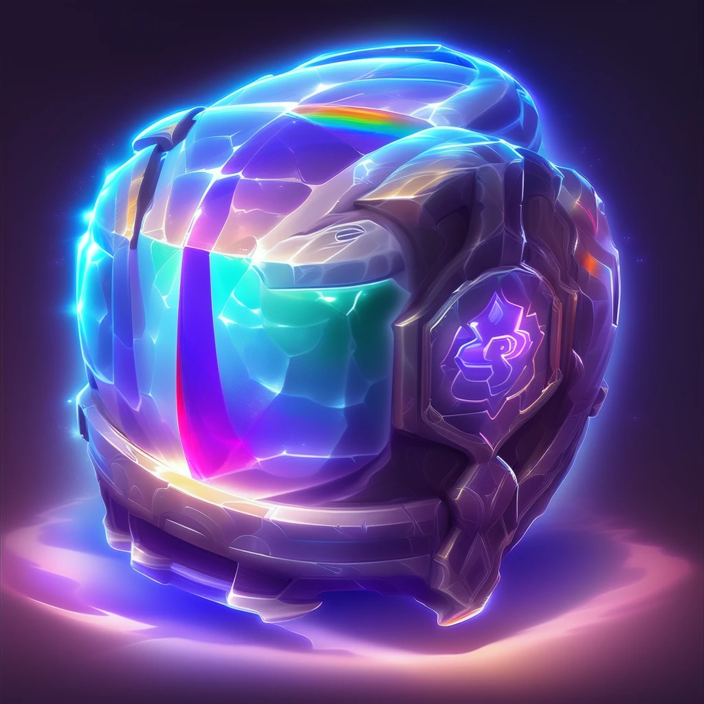 dreamlikeart 宝石，crystal, Reflecting rainbow light，Extremely detailed, Incredible lighting, Ultra Detailed, 8K, Unreal Engine 5, 3d rendering，Game Icon，Smooth